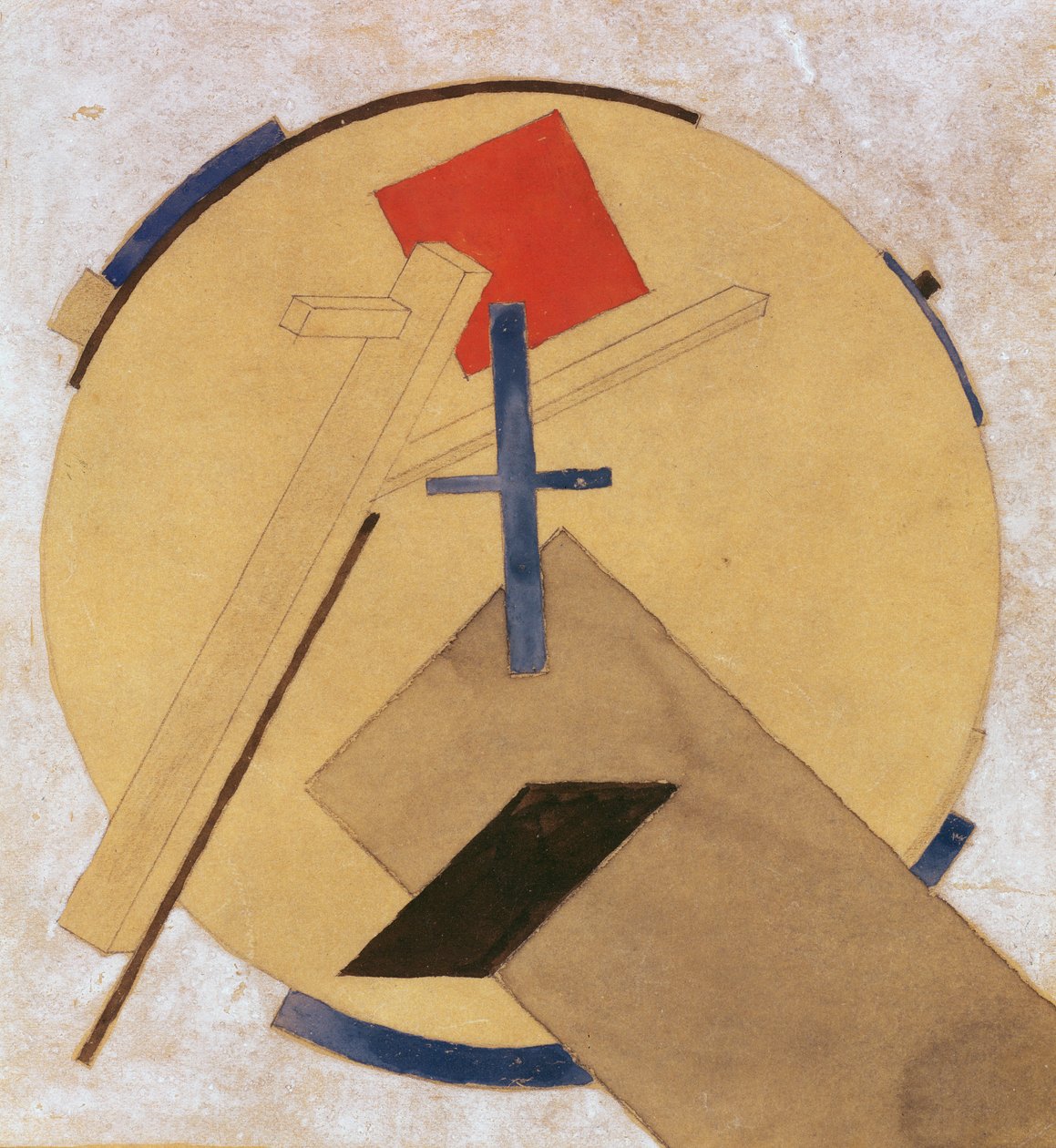 Untitled Proun Study, 1919-20 körül alkotó: Eliezer Markowich Lissitzky