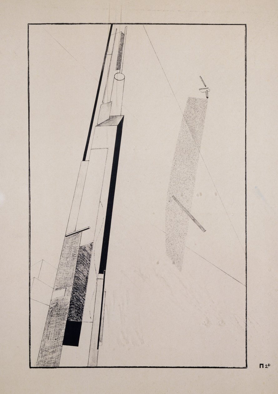 2. névmás D alkotó: Eliezer Markowich Lissitzky