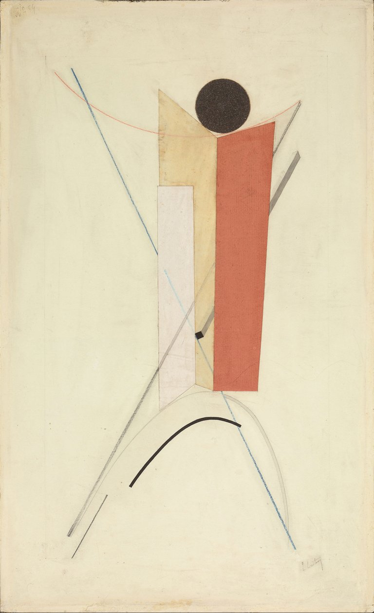 Proun 43 Variant, 1922 körül. alkotó: Eliezer Markowich Lissitzky