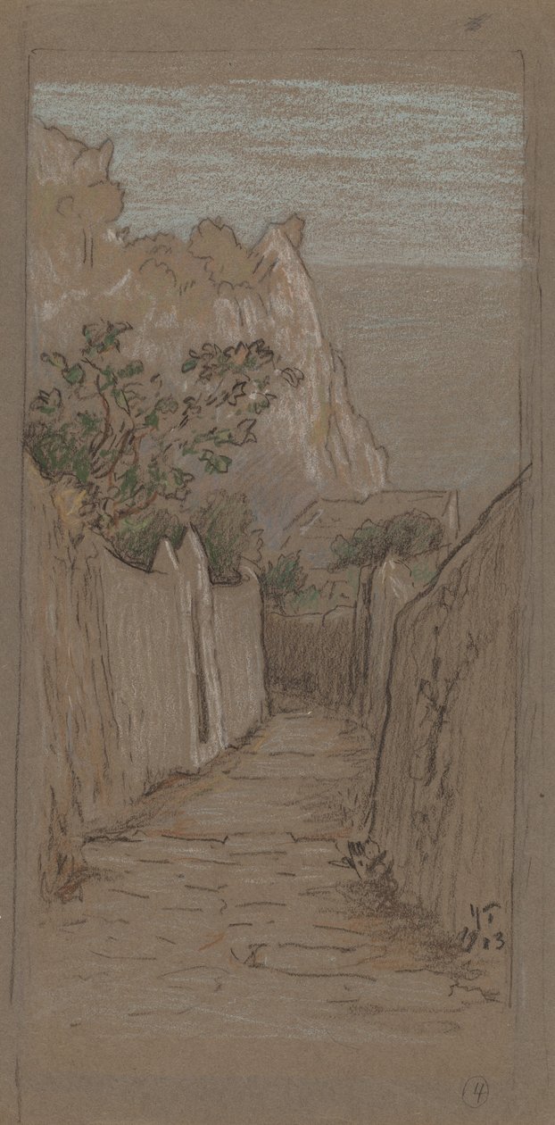 Capri, 1913. alkotó: Elihu Vedder