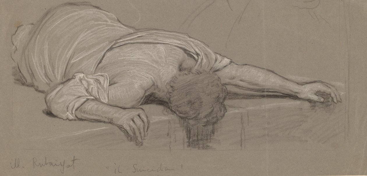 A Rubáiyátról, c. 1887. alkotó: Elihu Vedder