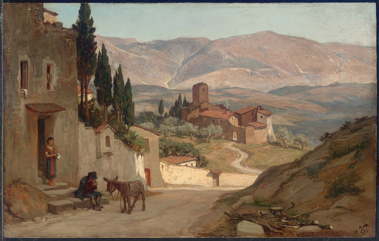 Perugia mellett, 1870 alkotó: Elihu Vedder