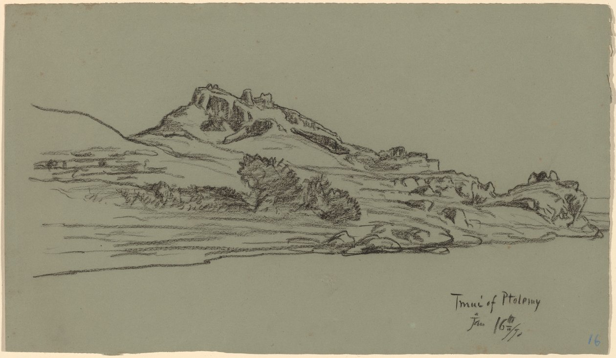 Nílusi utazás, Ptolemaiosz Tmui alkotó: Elihu Vedder