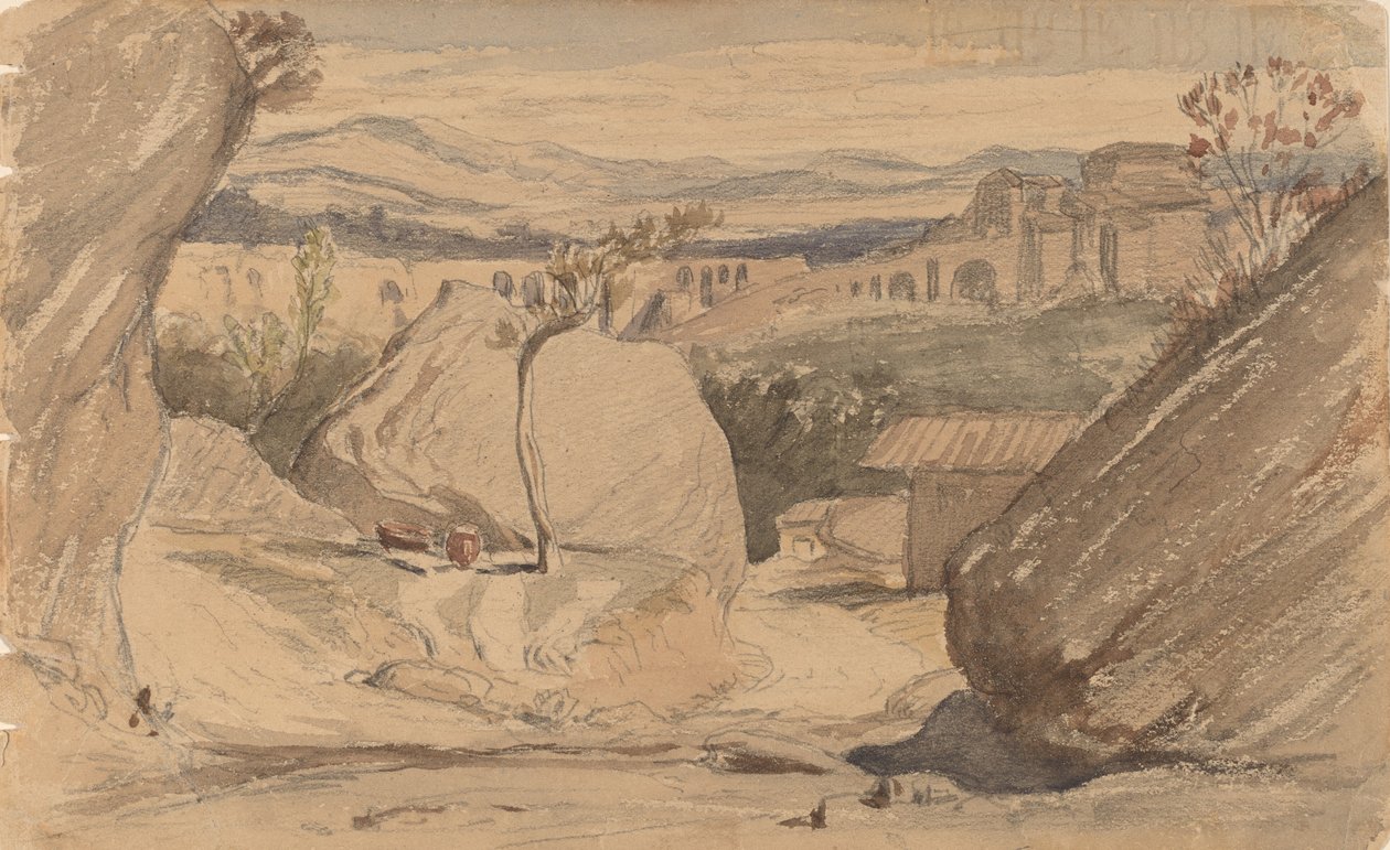 helyek, c. 1887. alkotó: Elihu Vedder