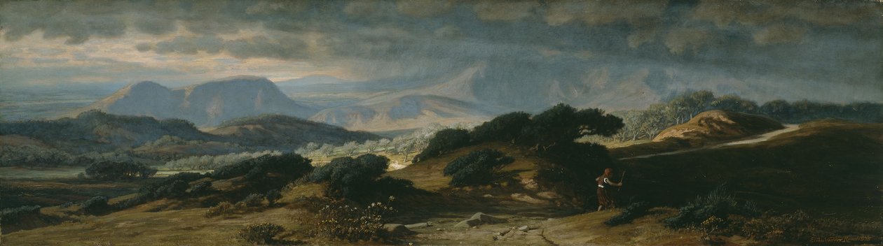 Vihar Umbriában, 1875 alkotó: Elihu Vedder