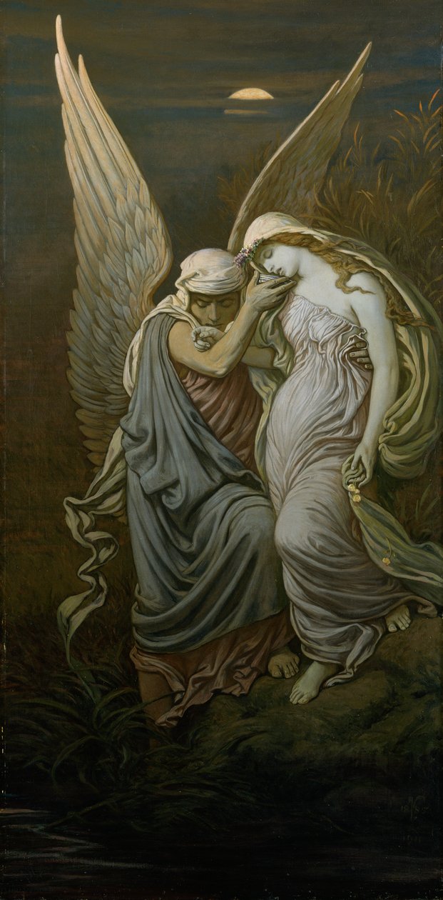 A halál pohara, 1885 és 1911. alkotó: Elihu Vedder