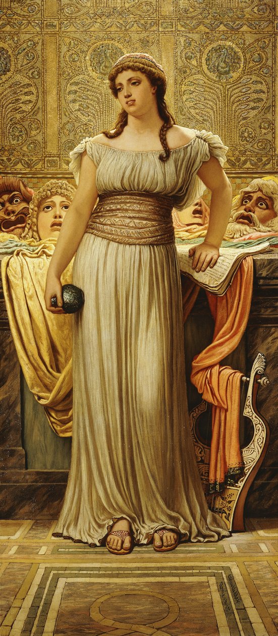 A görög színész lánya, 1875 alkotó: Elihu Vedder