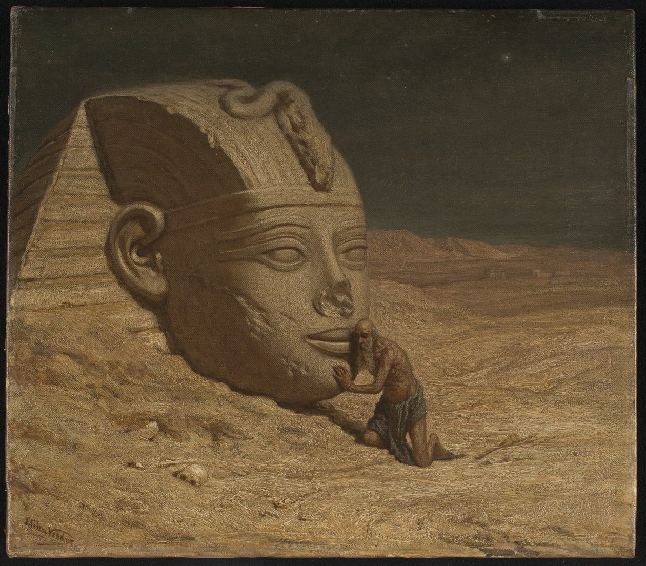 A Szfinx Kérdője alkotó: Elihu Vedder