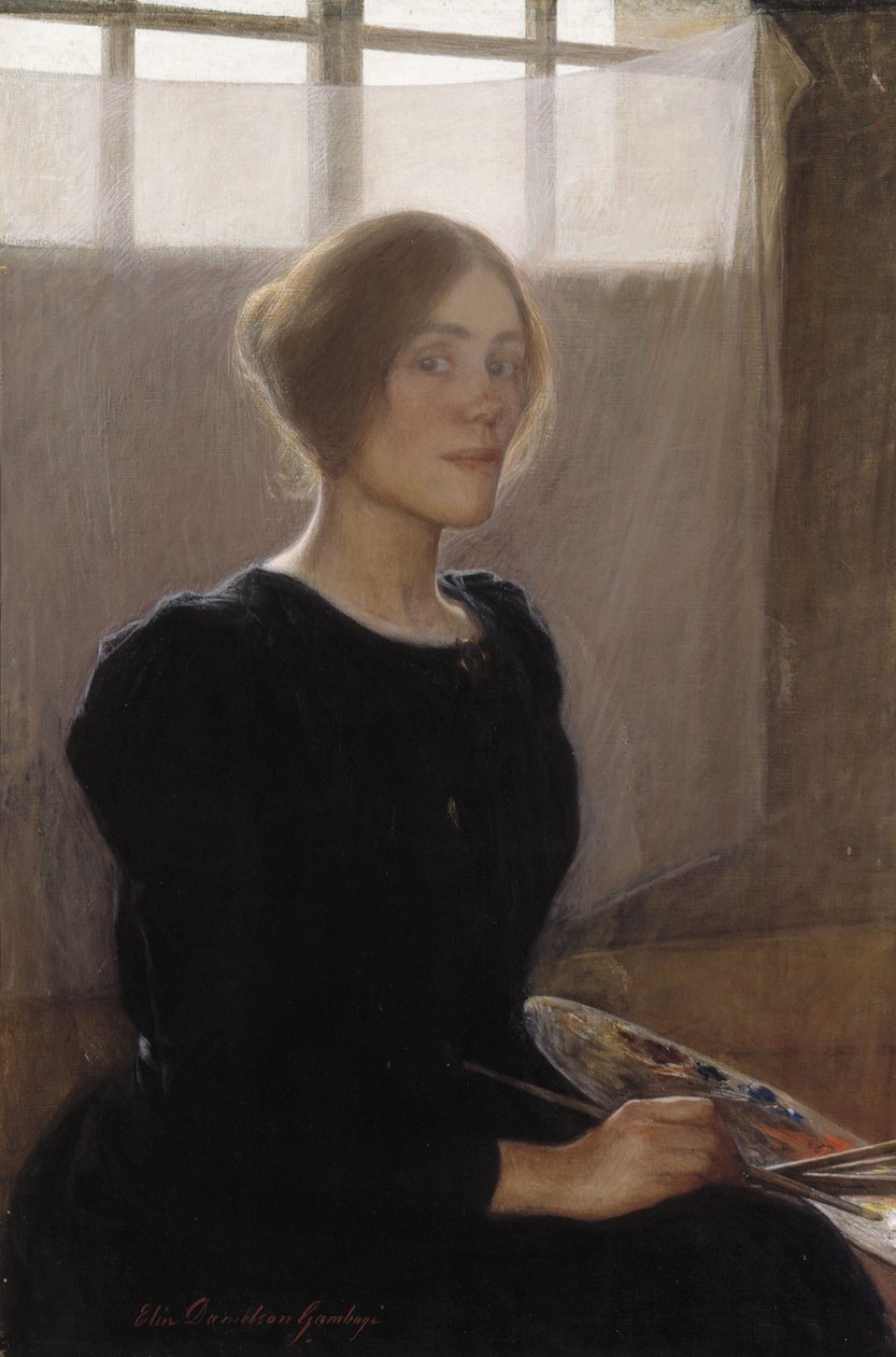 Önarckép alkotó: Elin Danielson Gambogi