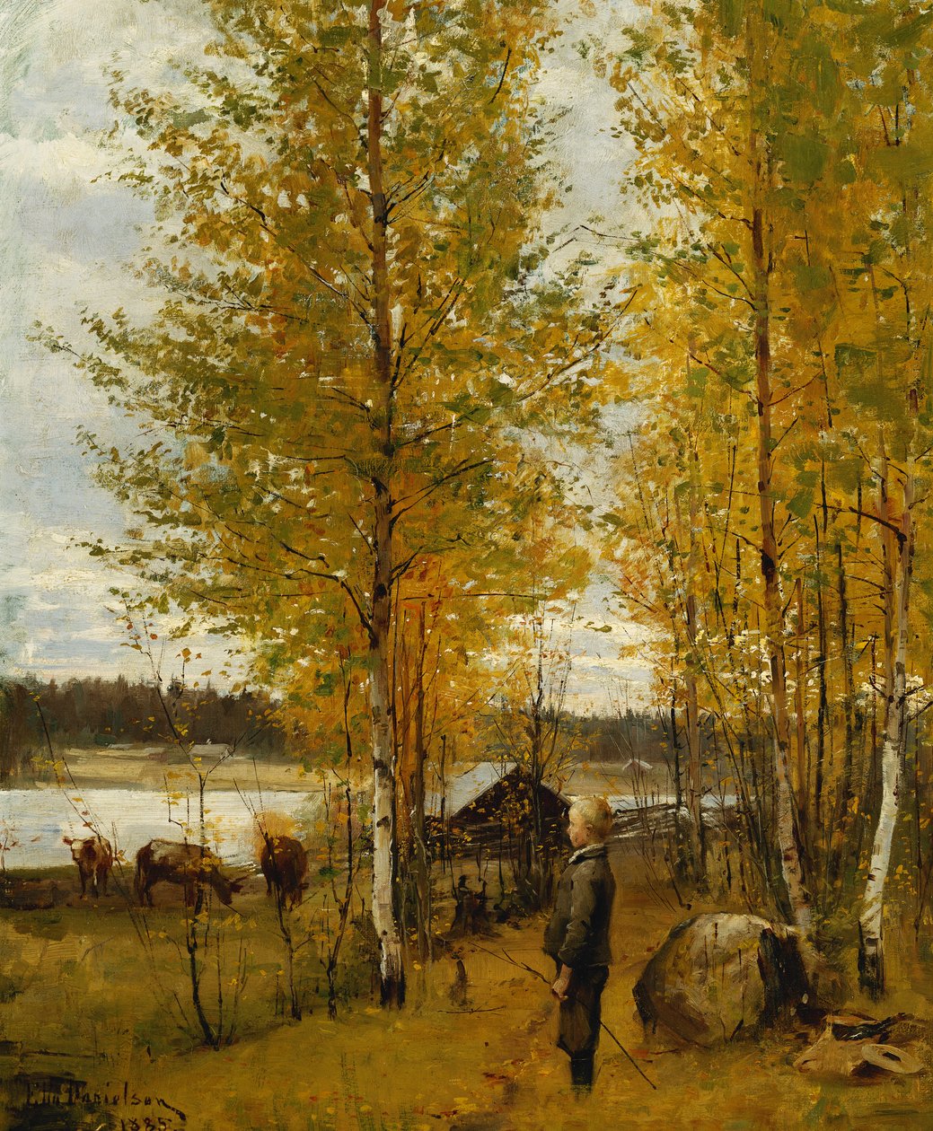 A drover, 1885 alkotó: Elin Danielson Gambogi
