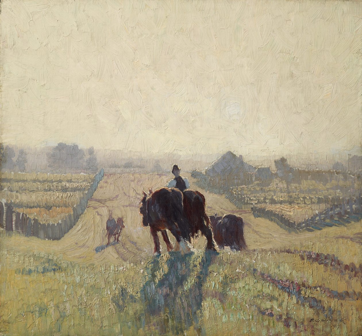 Fagyos napfelkelte alkotó: Elioth Gruner