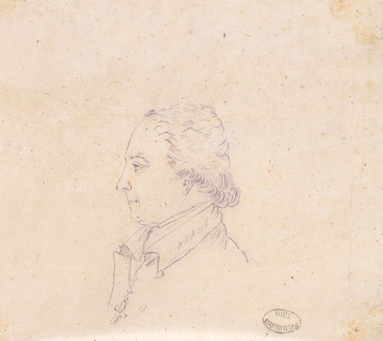 Egy prelátus rajza alkotó: Elisa Bonaparte