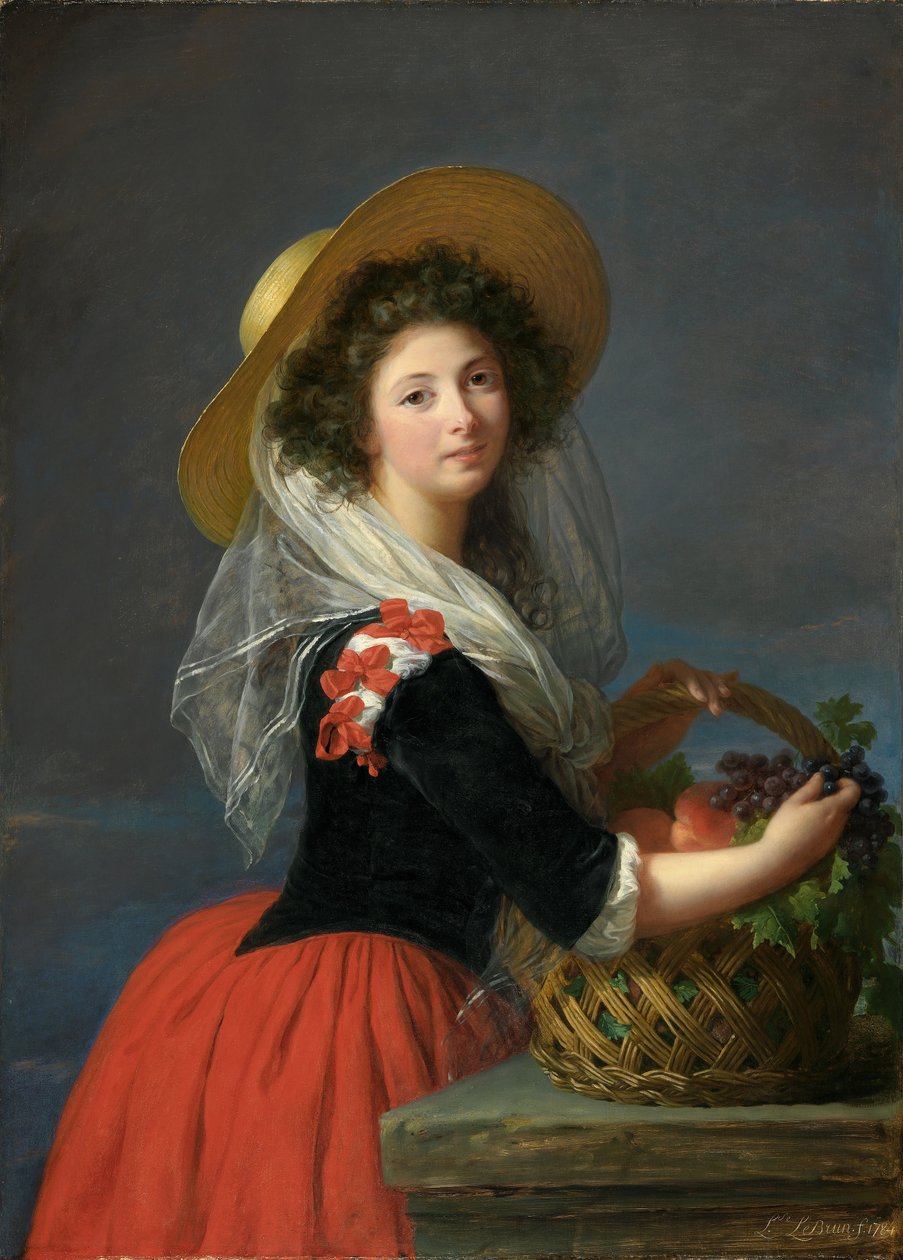 Marie Gabrielle de Gramont, Caderousse hercegnő portréja alkotó: Elisabeth Louise Vigee Lebrun