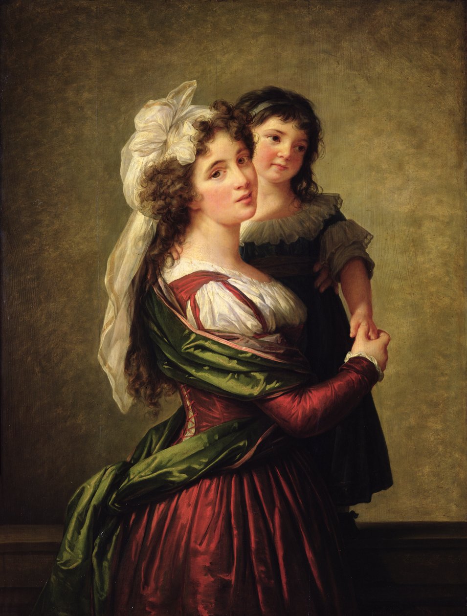 Madame Rousseau és lánya, 1789 alkotó: Elisabeth Louise Vigee Lebrun