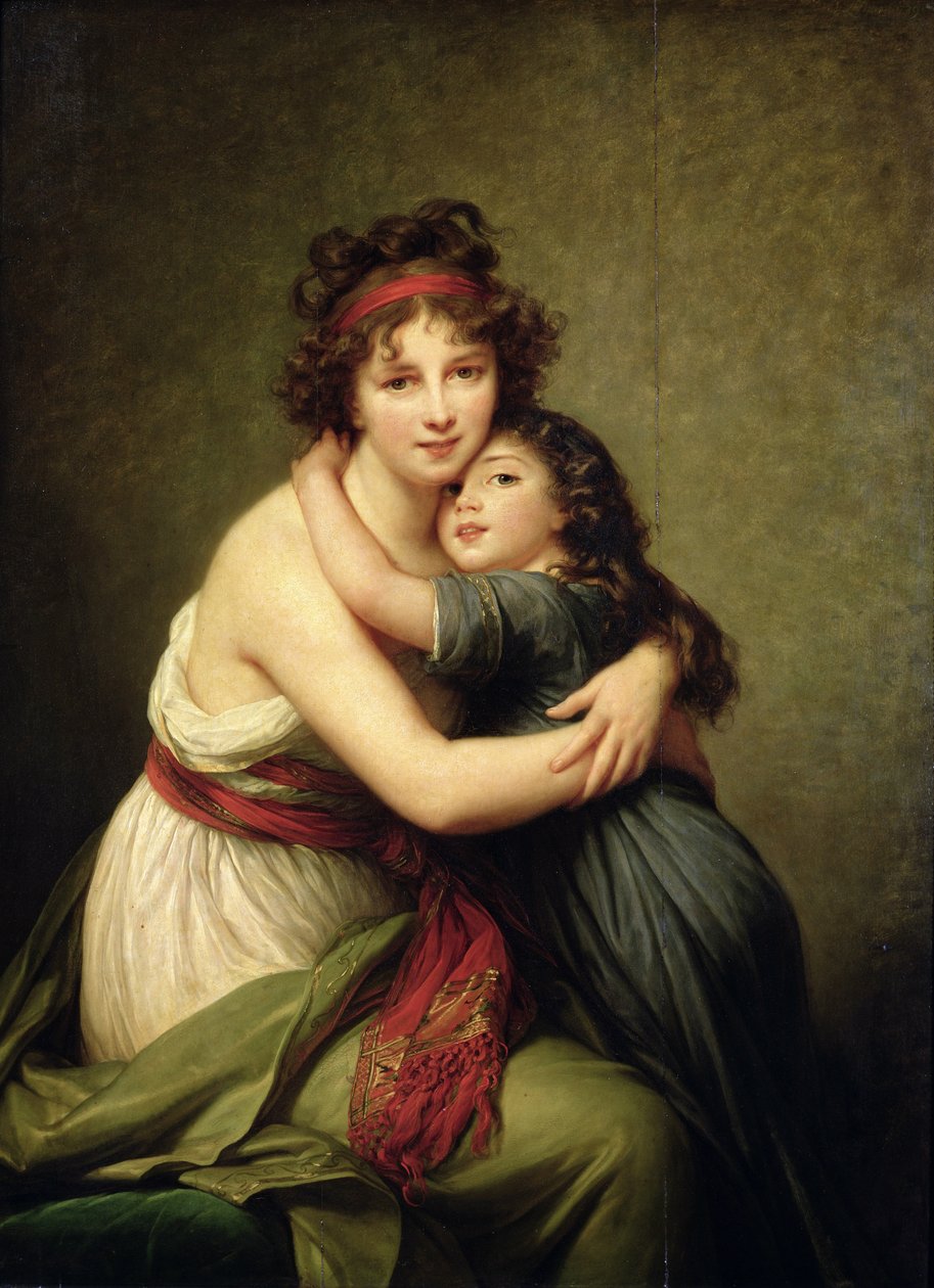 Madame Vigee-Lebrun és lánya, Jeanne-Lucie-Louise (1780-1819) 1789 alkotó: Elisabeth Louise Vigee Lebrun
