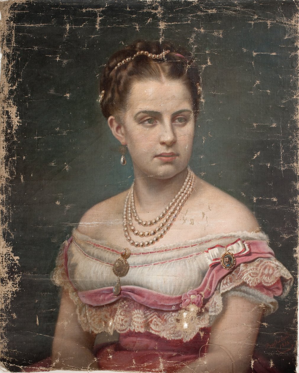 Olga görög királynő alkotó: Elisabeth Jerichau Baumann