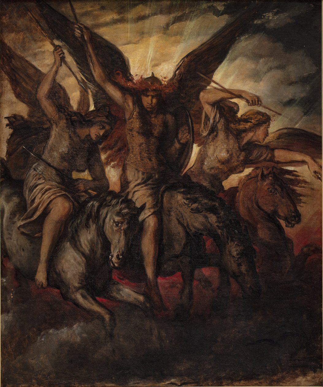 Valkűrök alkotó: Elisabeth Jerichau Baumann