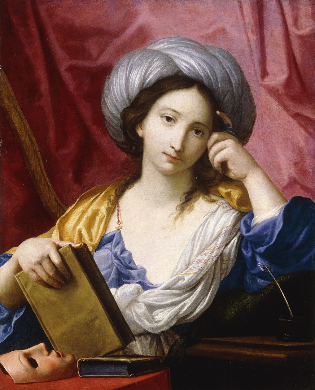 Melpomene, A tragédia múzsája, alkotó: Elisabetta Sirani