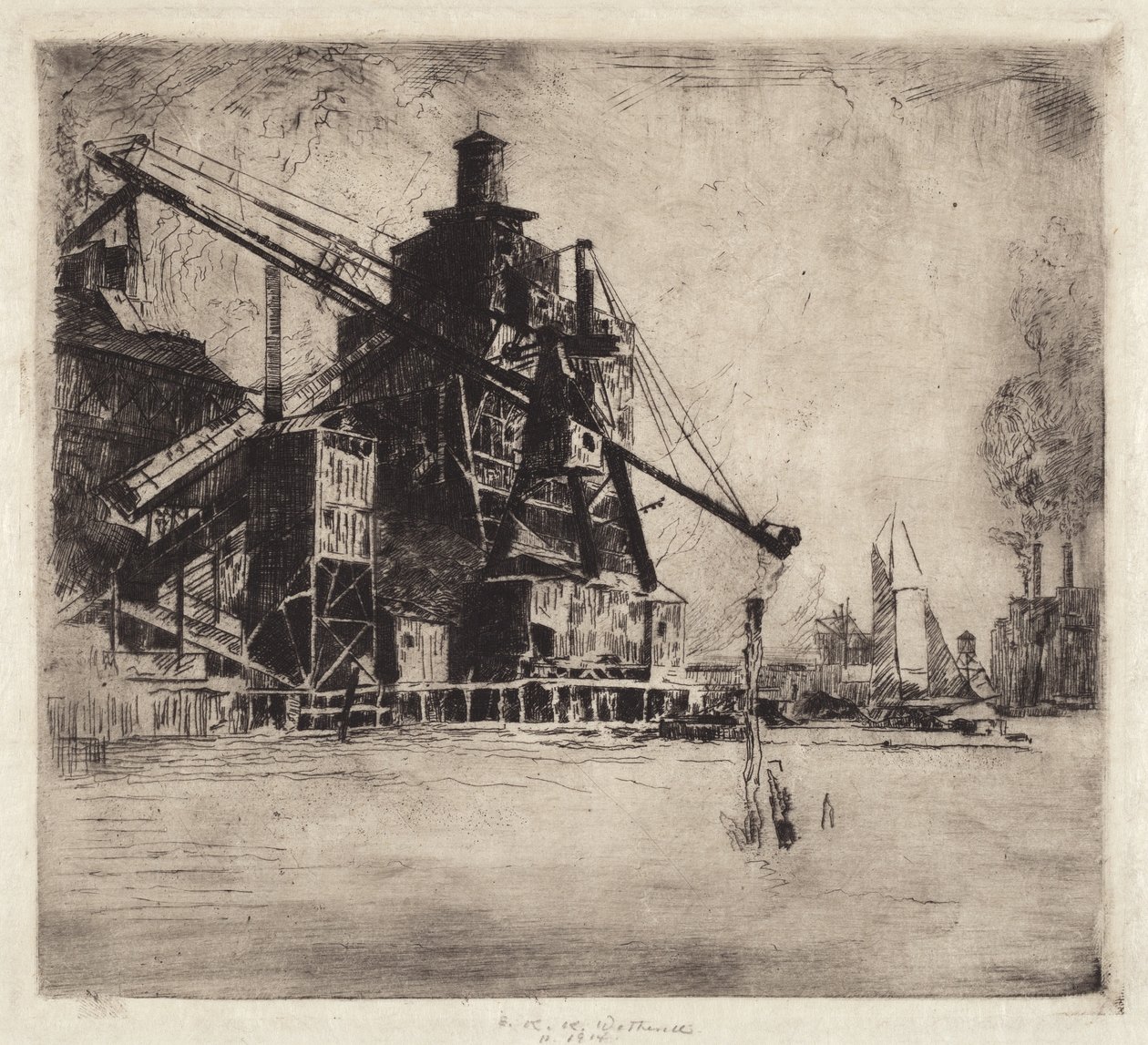 Otto Coke és Coal Hoist alkotó: Elisha Kent Kane Wetherill