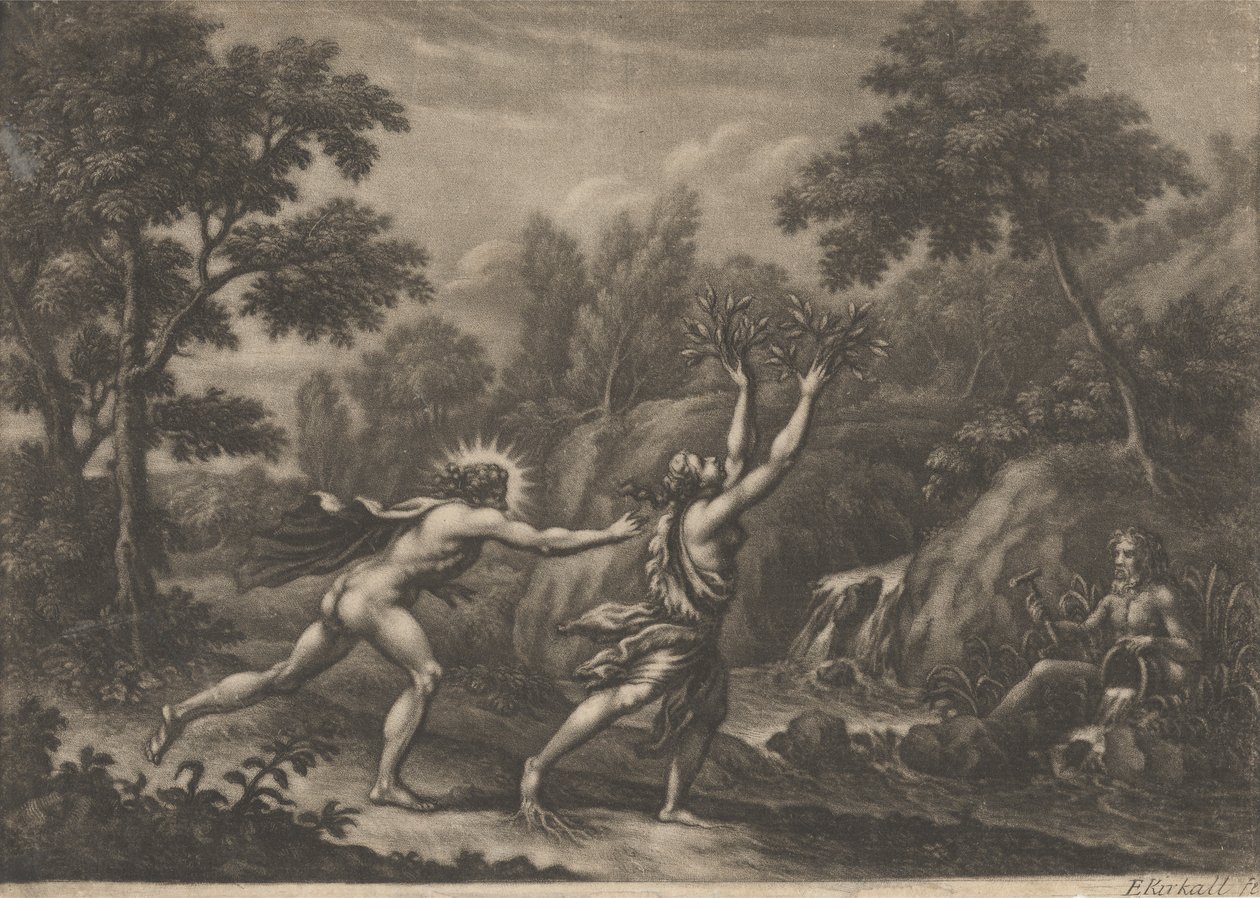 Apollo és Daphne alkotó: Elisha Kirkall