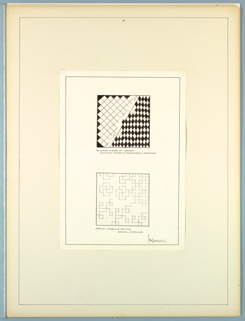 Történelmi dísz, kb. 1900 alkotó: Elizabeth A. Nedwill