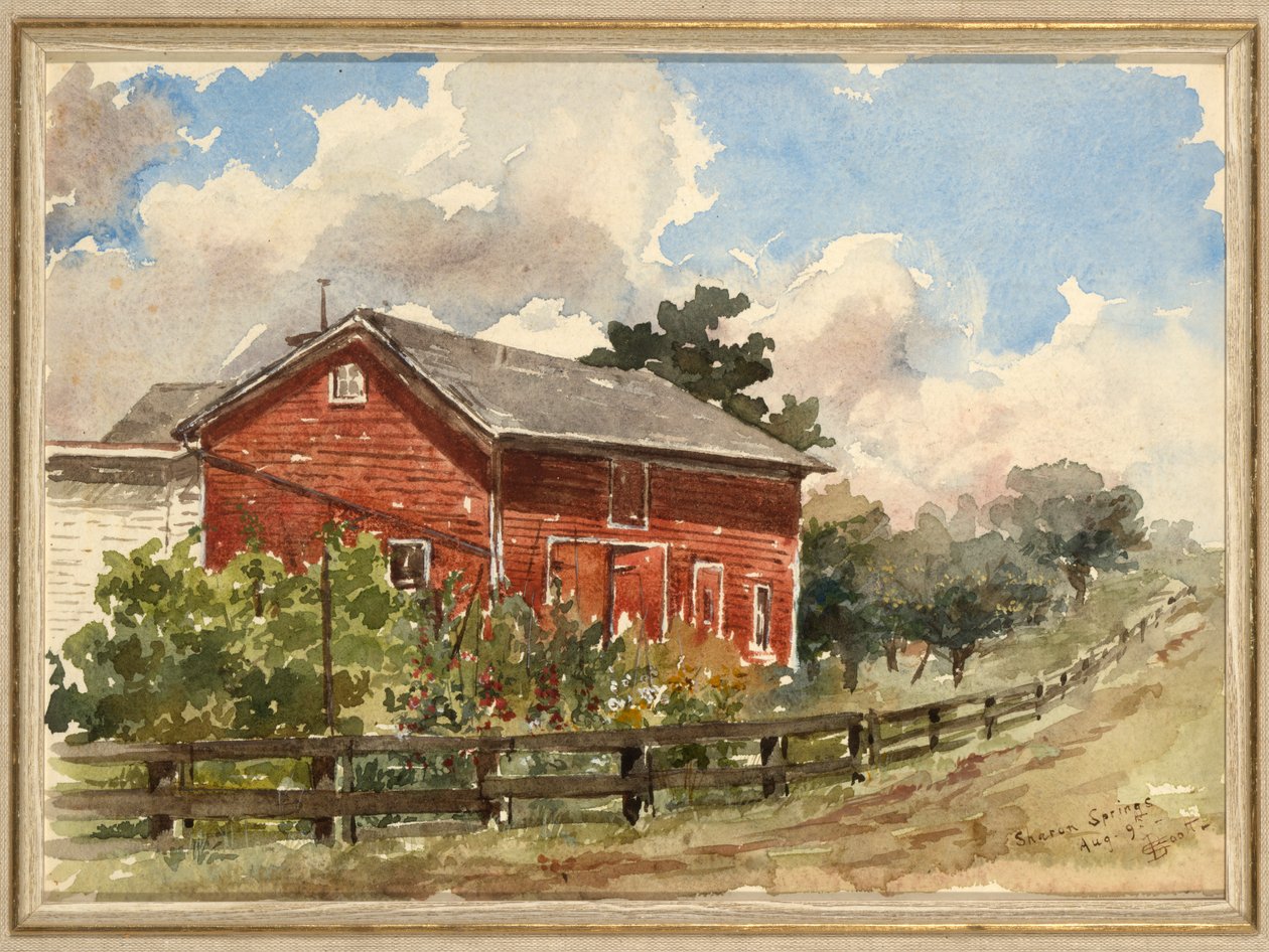 Sharon Springs, 1883. alkotó: Elizabeth Boott Duveneck