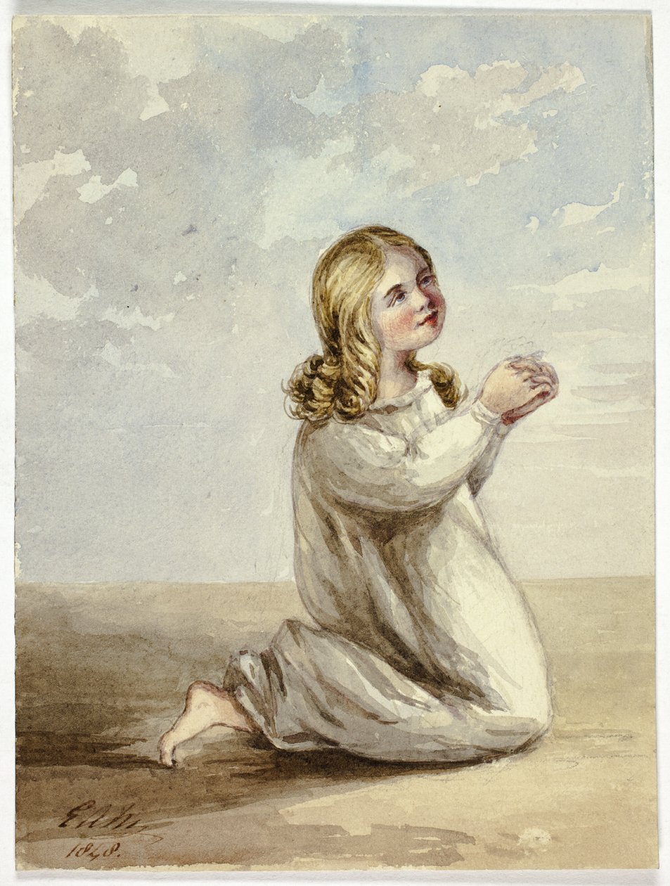 Imádkozó gyermek alkotó: Elizabeth Murray