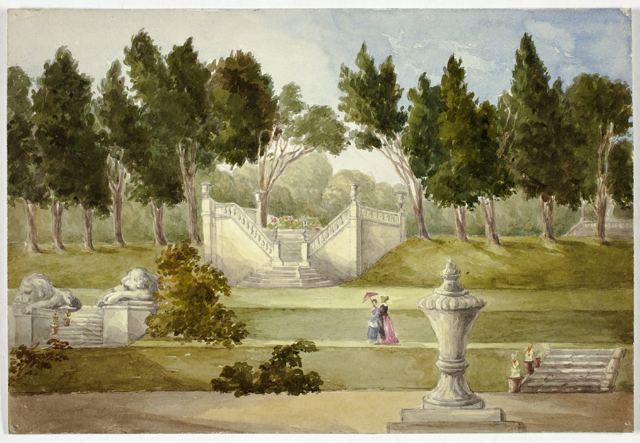 Kert a Clifton Hallban alkotó: Elizabeth Murray