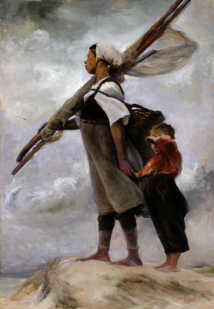Picardiai Fisher lány, 1889. alkotó: Elizabeth Nourse