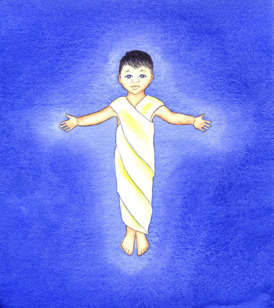 The Infant Jesus, 2001 (w/c papíron) alkotó: Elizabeth Wang