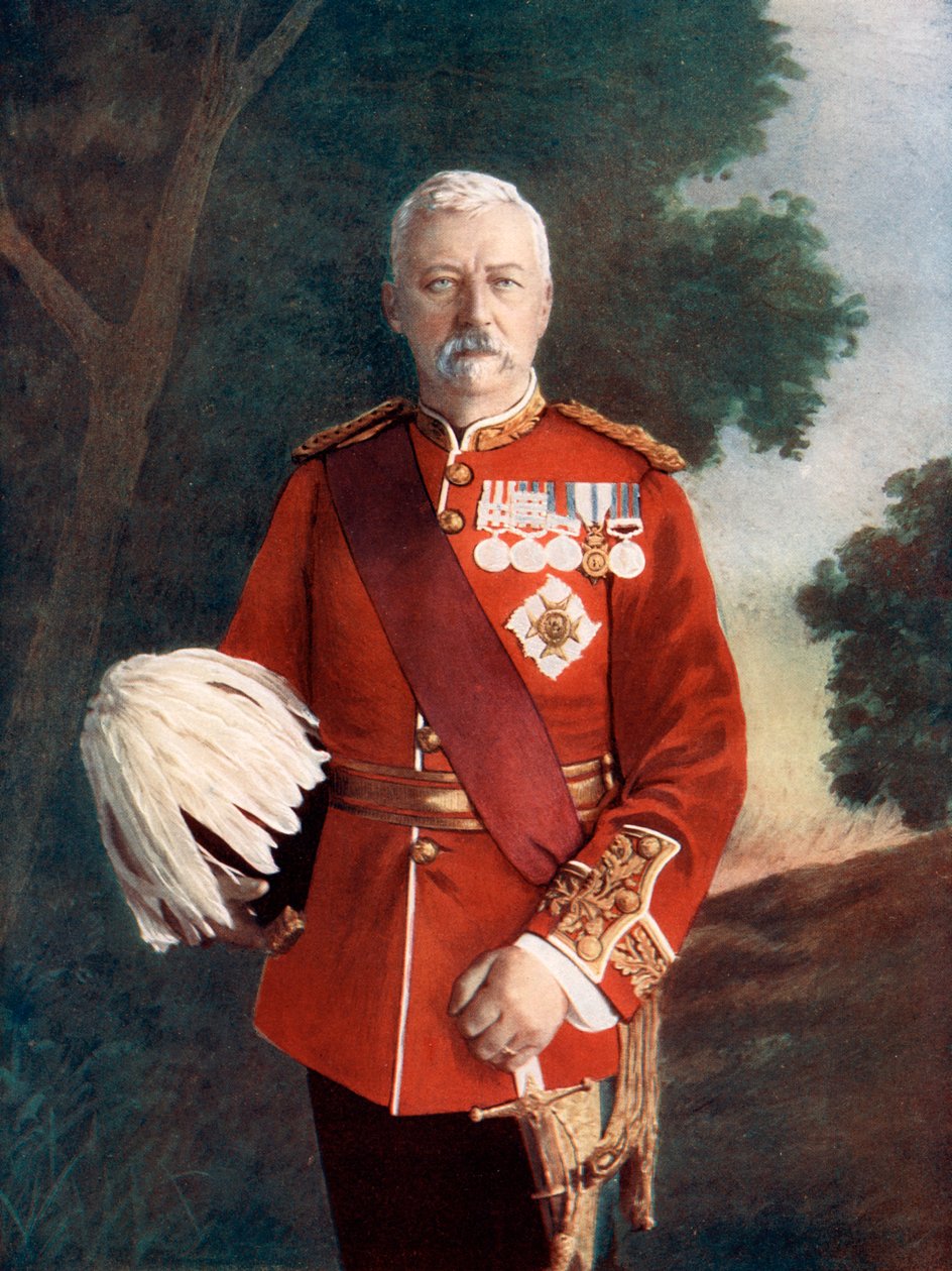Sir Robert Low altábornagy, 1900 alkotó: Elliott and Fry