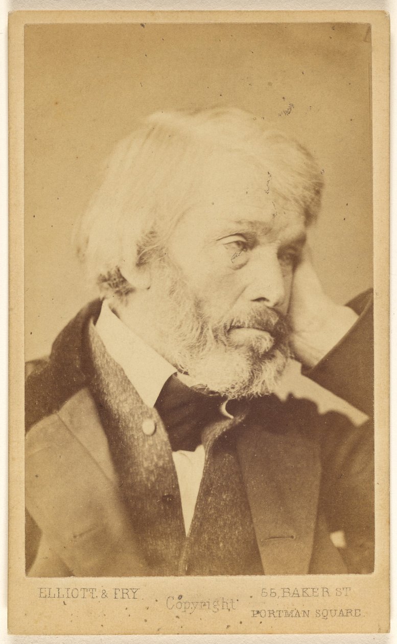 T[homas] Carlyle (1795 - 1881) alkotó: Elliott and Fry