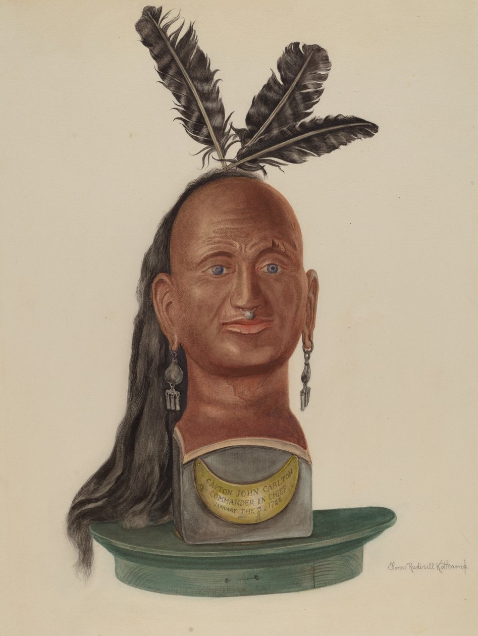 indián fej alkotó: Elmer R. Kottcamp