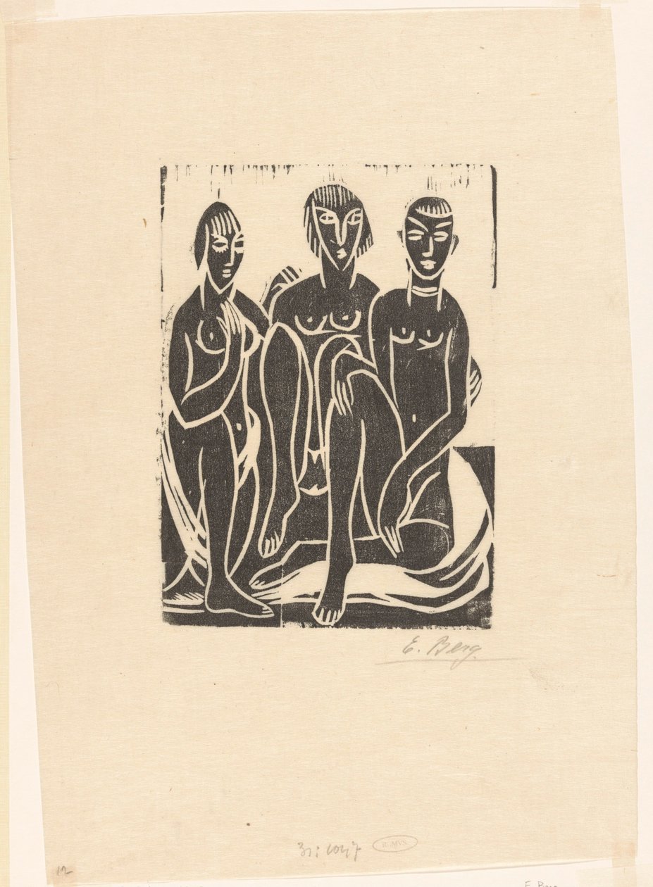 Három nő alkotó: Else Berg (signed by artist)