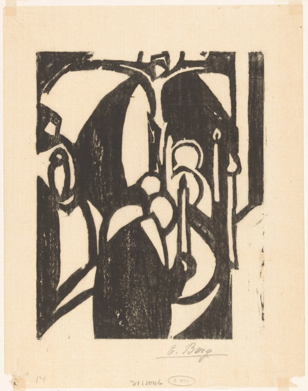 Felvonulás alkotó: Else Berg (signed by artist)