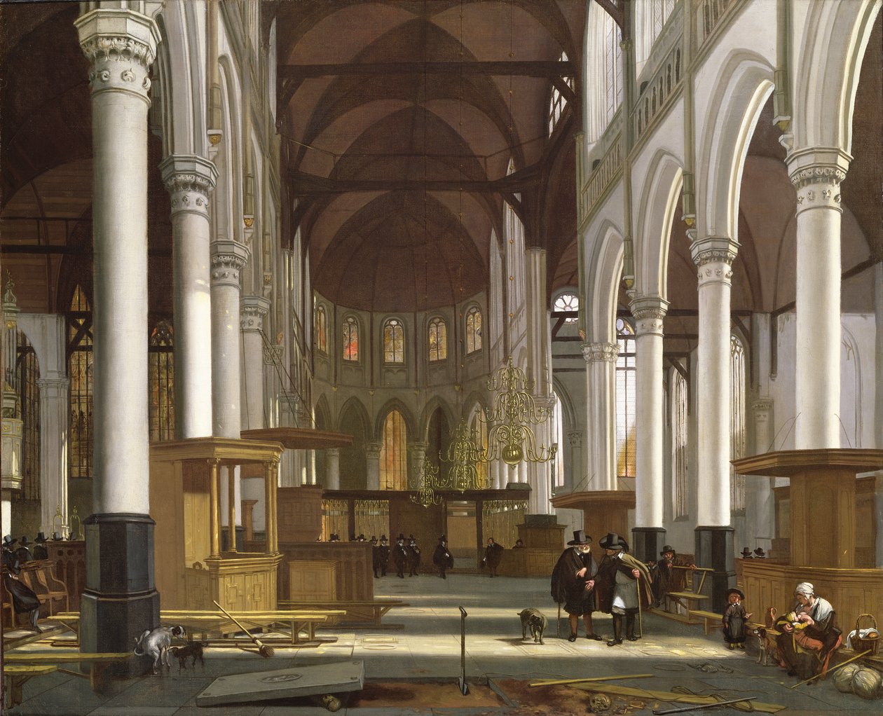 Templombelső alkotó: Emanuel de Witte