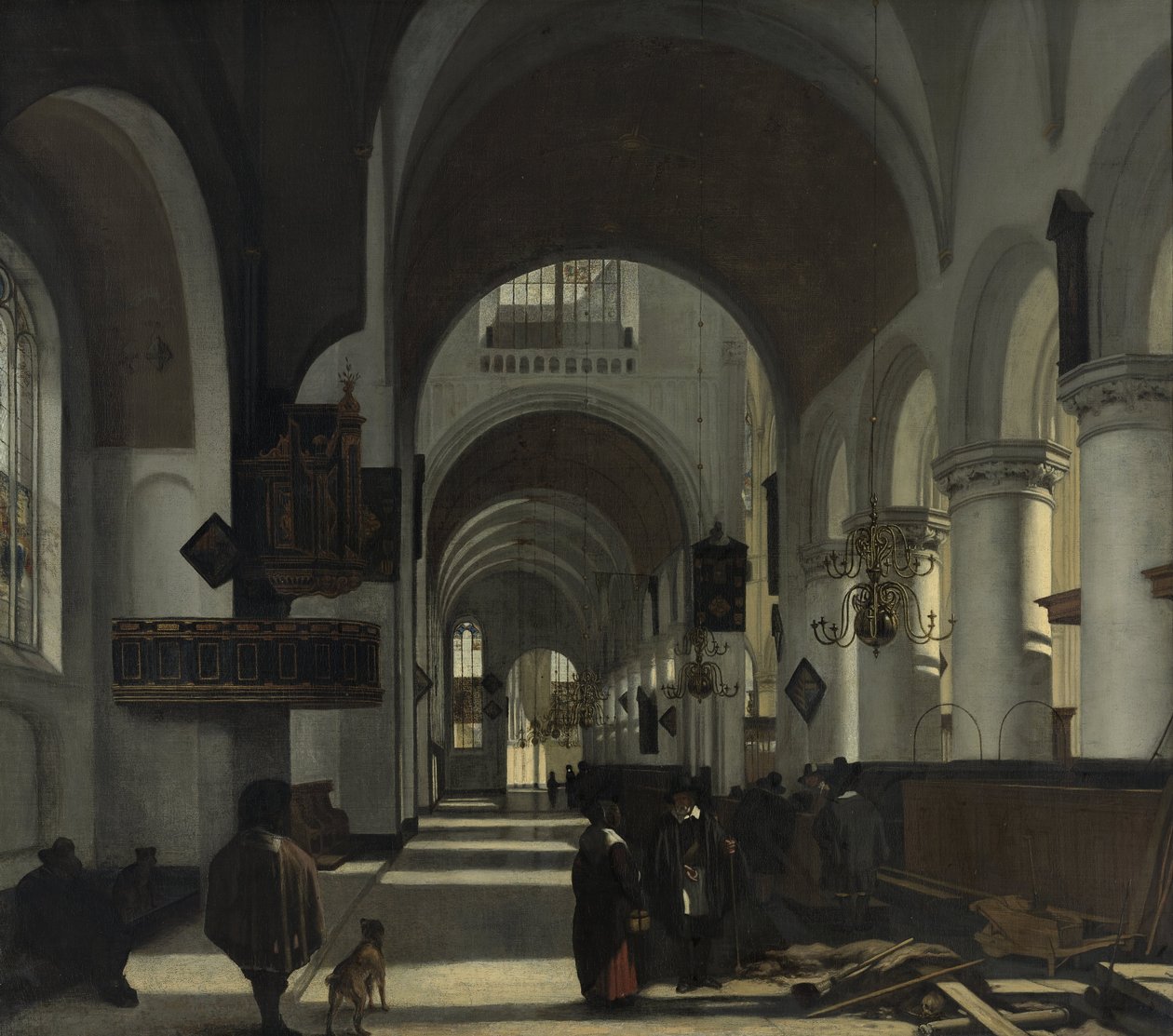 Egy templom belseje alkotó: Emanuel de Witte