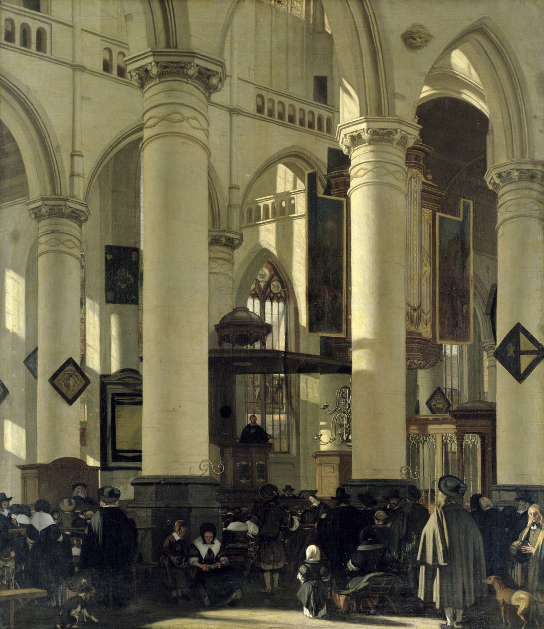 Egy templom belseje alkotó: Emanuel de Witte
