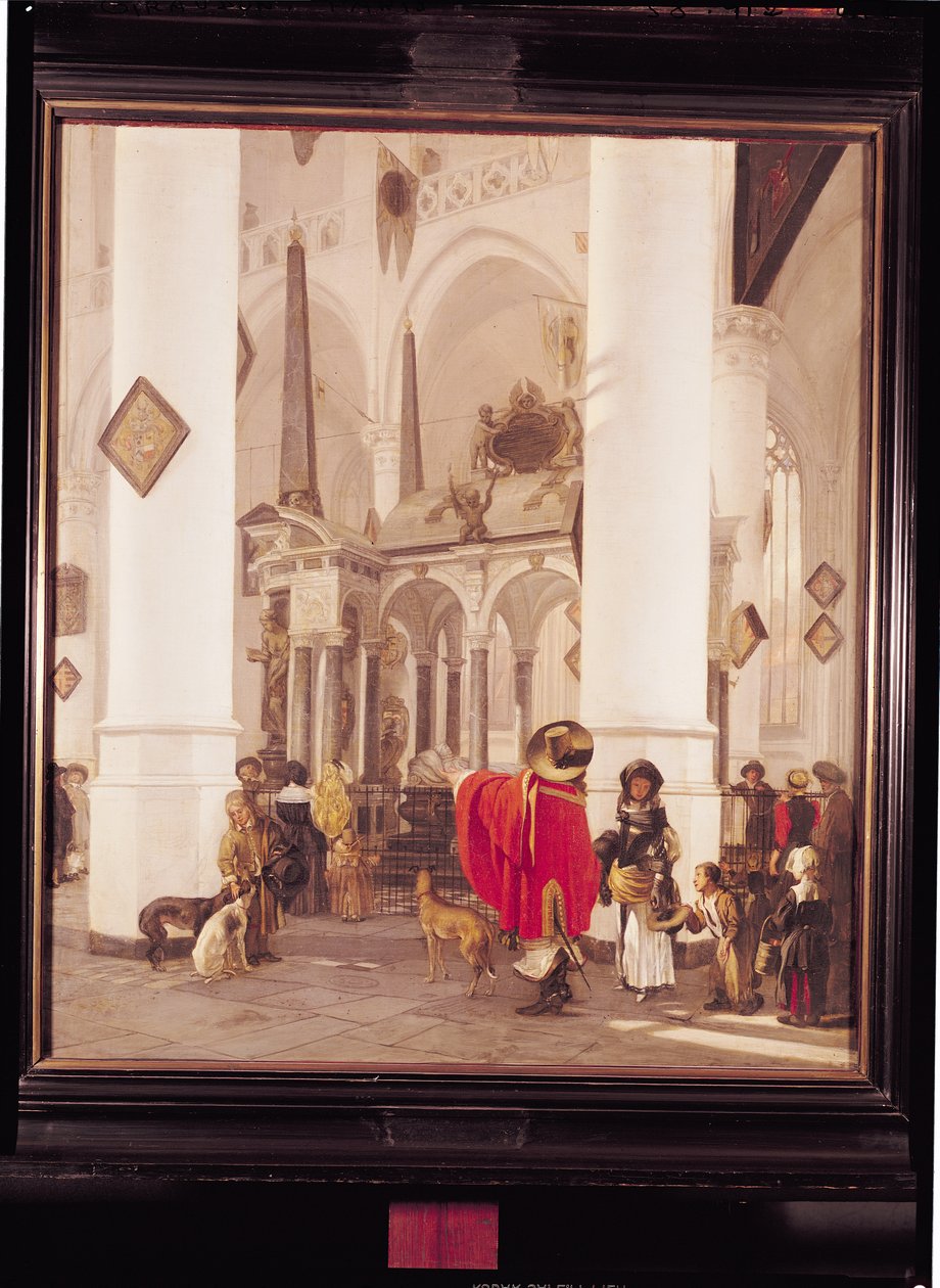 Az új templom belseje, Delft, 1656 alkotó: Emanuel de Witte