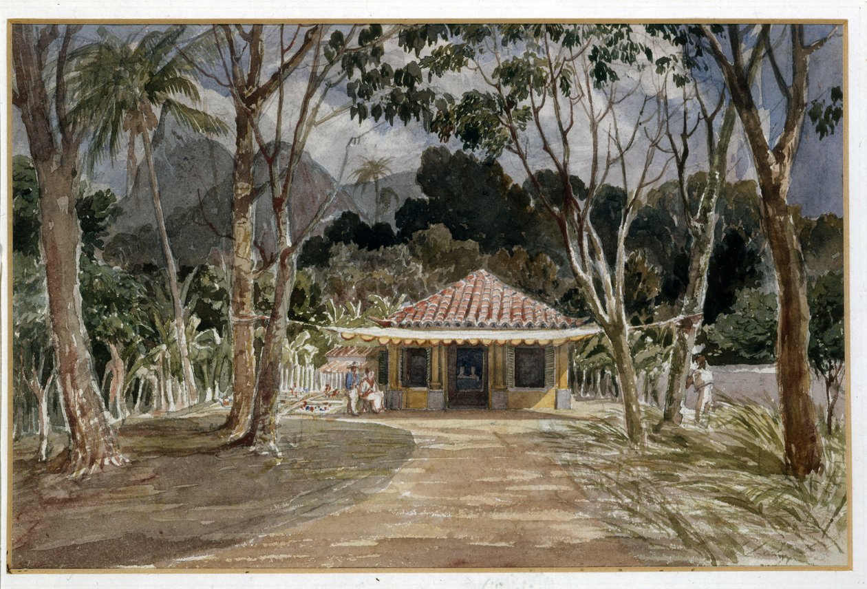 Old Way, Rio de Janeiro, 1830 alkotó: Emeric Essex Vidal