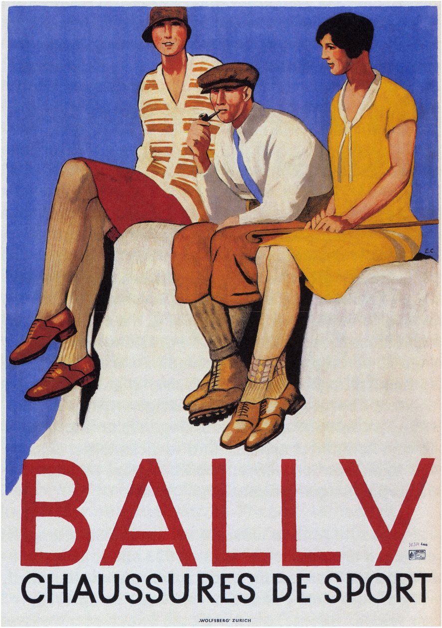 Bally sportcipő, 1928 alkotó: Emil Cardinaux