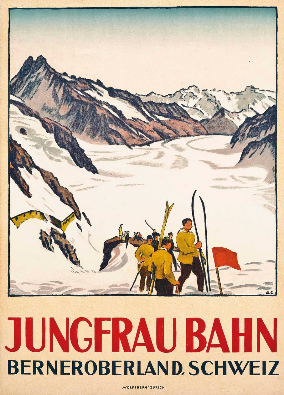 Jungfrau Bahn alkotó: Emil Cardinaux