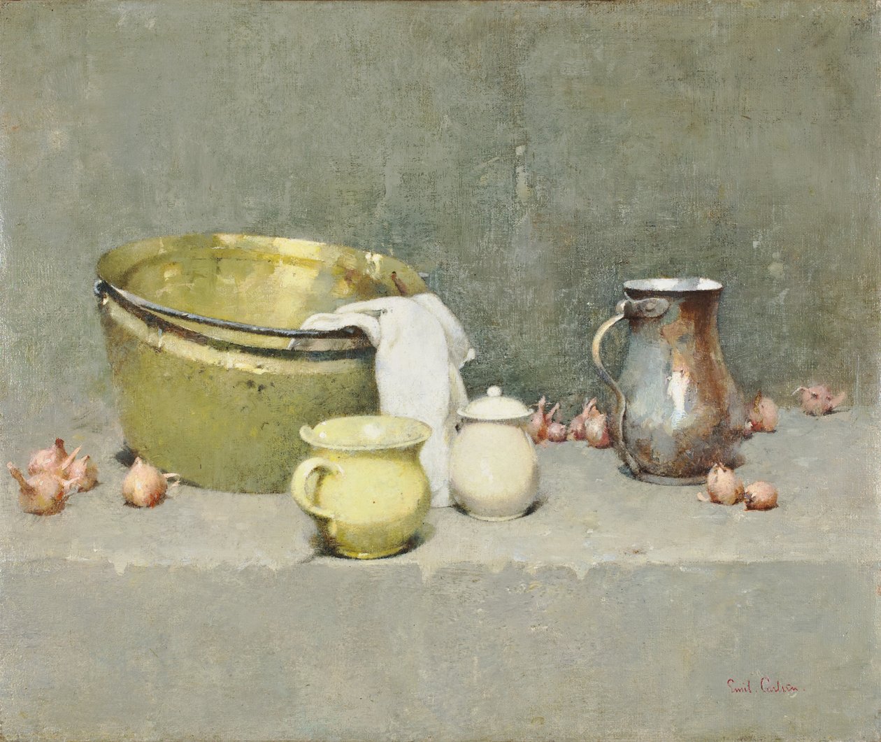 Csendélet alkotó: Emil Carlsen