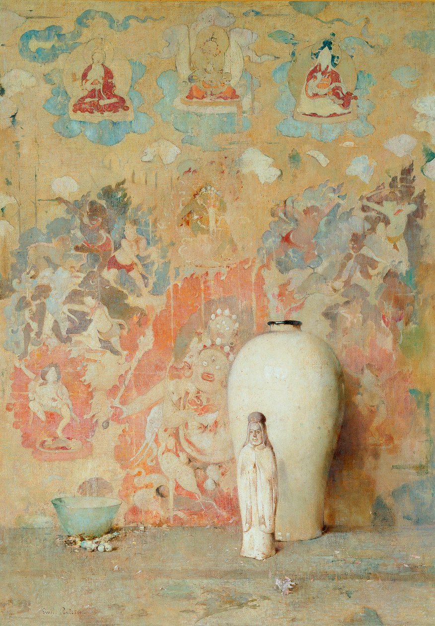 The Picture from Thibet, 1920 körül alkotó: Emil Carlsen