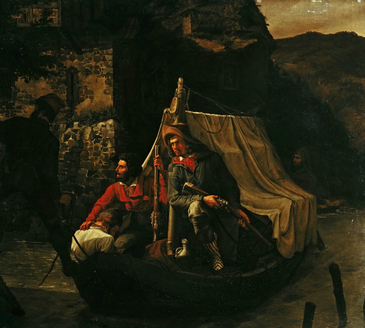 A csempészek, 1830. alkotó: Emil Ebers