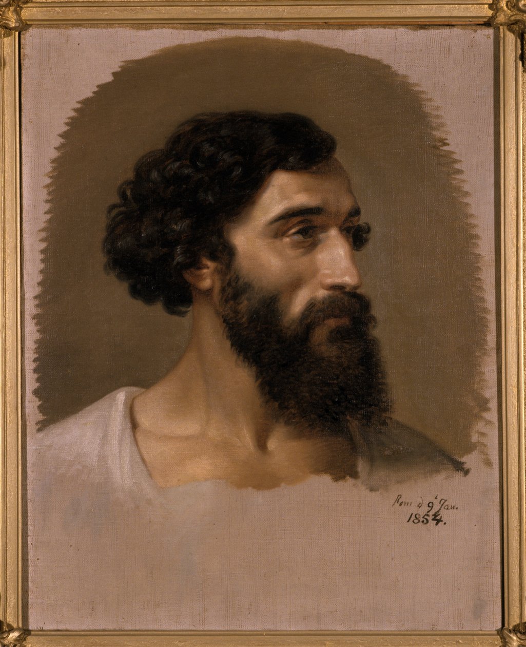Egy római feje, 1854 alkotó: Emil Jacobs