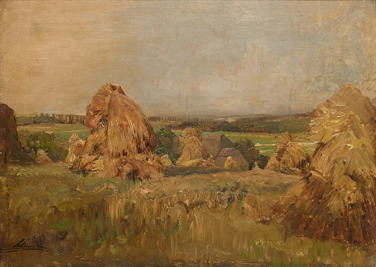 Erntemonat Plankenbergben alkotó: Emil Jakob Schindler