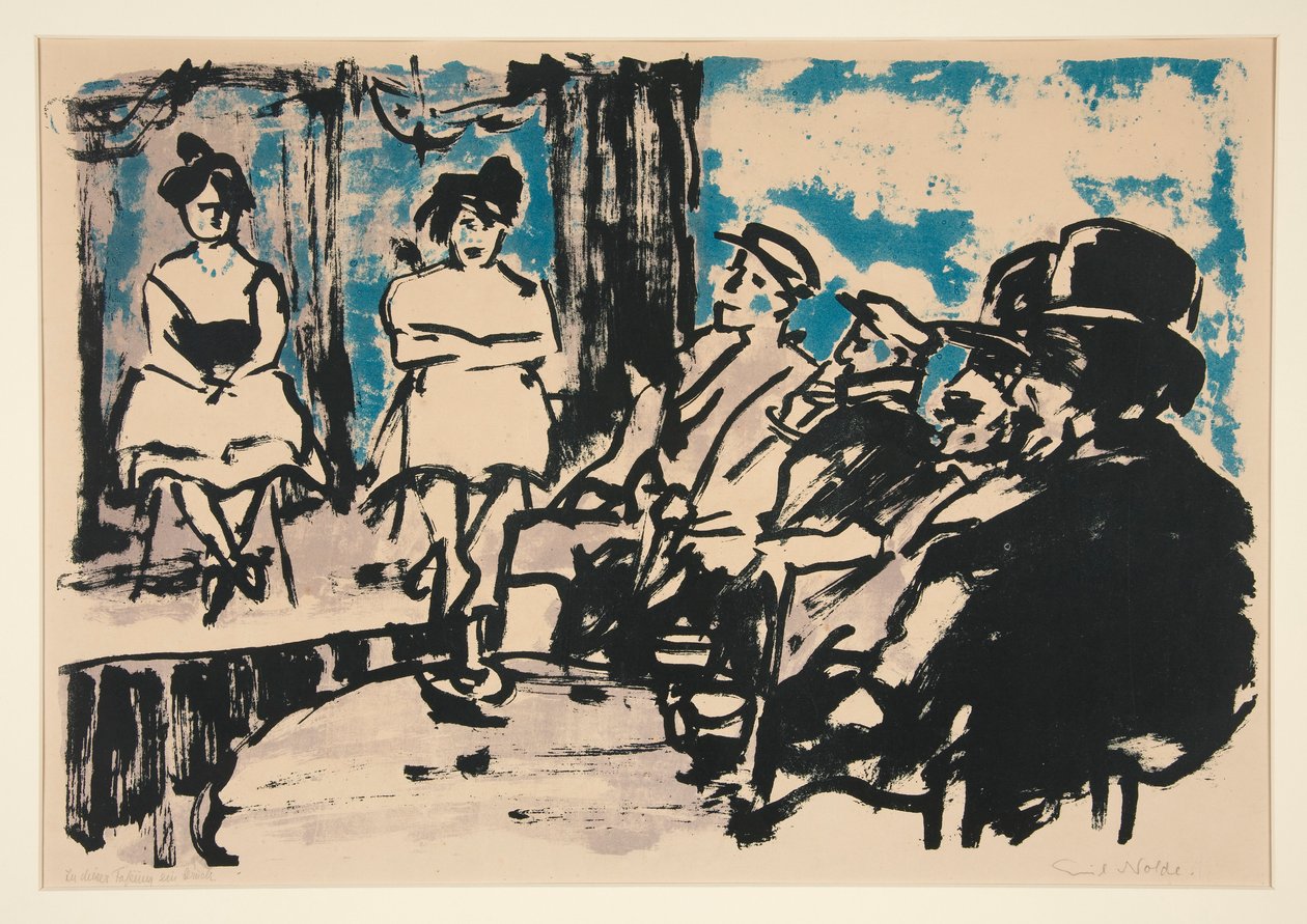 Tingel-Tangel III alkotó: Emil Nolde