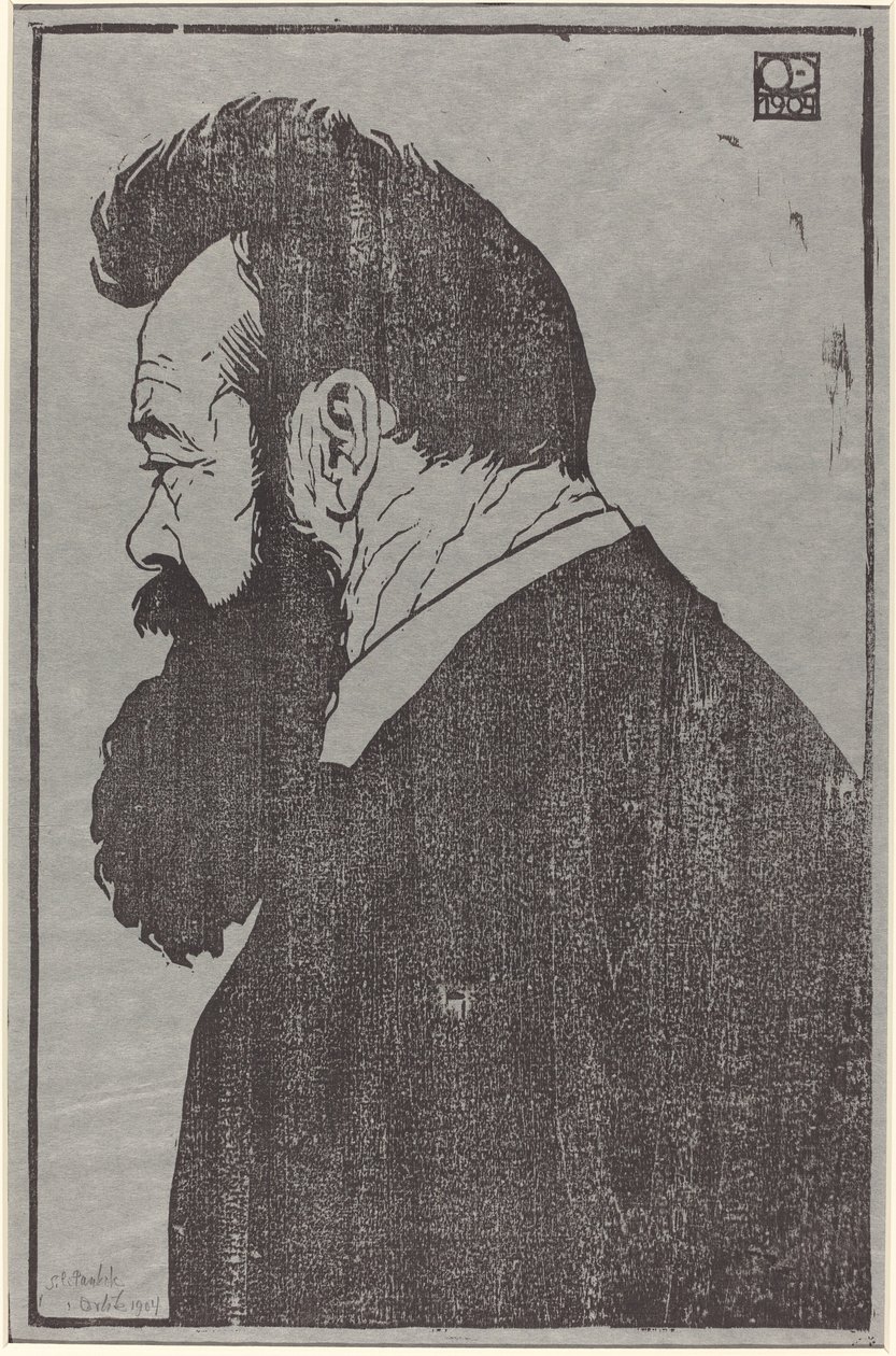 Ferdinánd Hodler alkotó: Emil Orlik