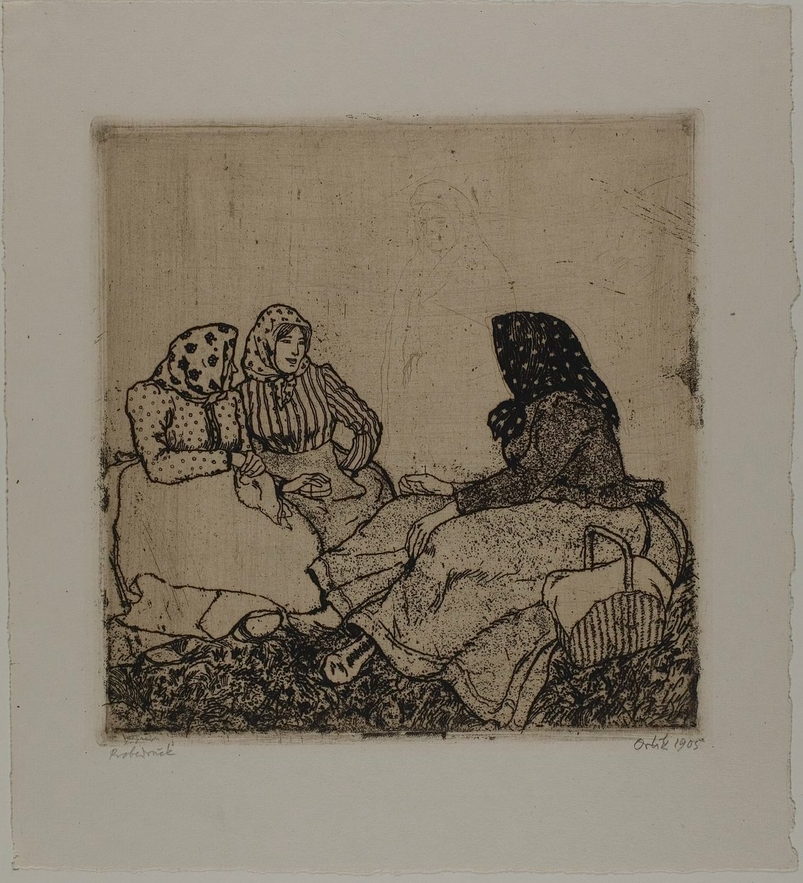 Három nő alkotó: Emil Orlik